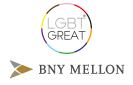Image showing logos of LGBT Great and BNY Mellon