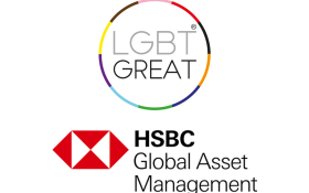 Image showing LGBT Great and HSBC Global Asset Management Logos 